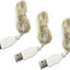 Cadena luces hadas USB 2m 20 lámparas amarillo cálido