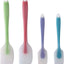 Set 4 Espátulas Silicona Antiadherente Acero Inox