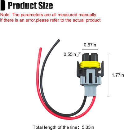 Conector arnés luz antiniebla H8/H9/H11 coche