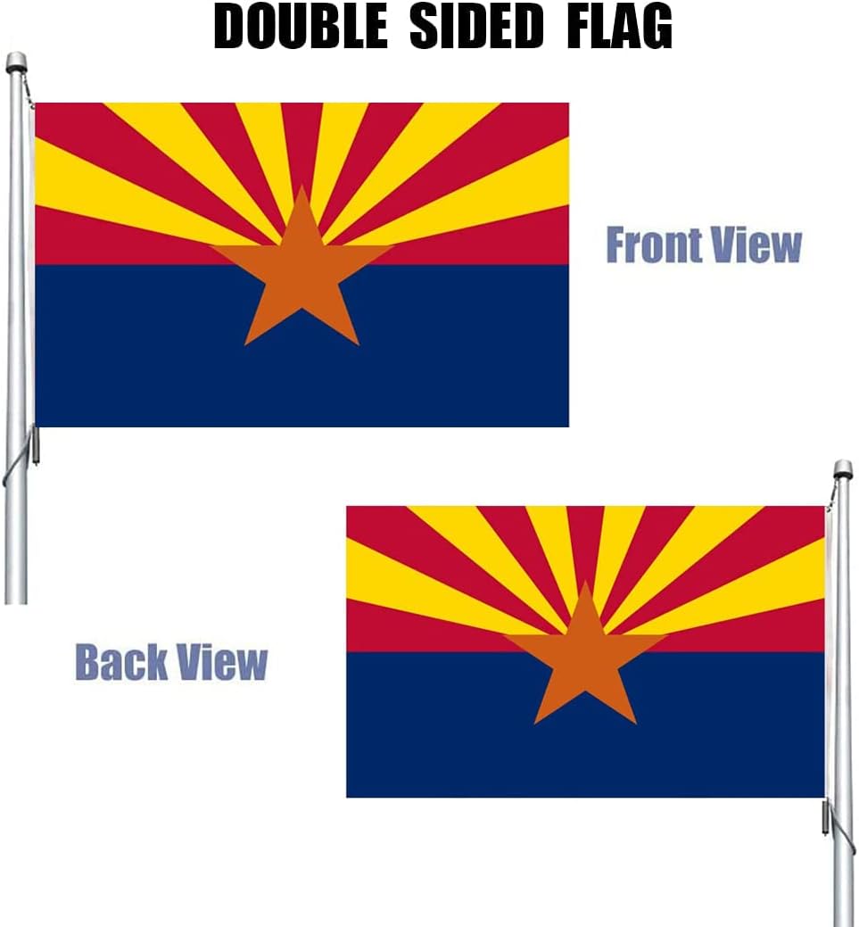 Bandera Arizona 3x5" doble cara poliéster resistente