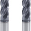 2 Pzas Fresas Cuadradas Carburo 1/2" para Acero Aleado