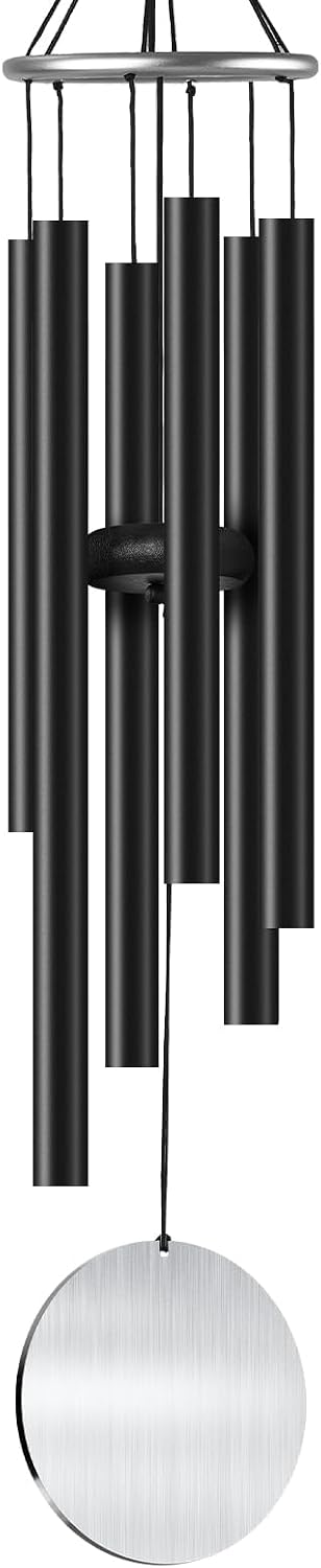 Campanillas viento aluminio 32" tono profundo regalo mamá