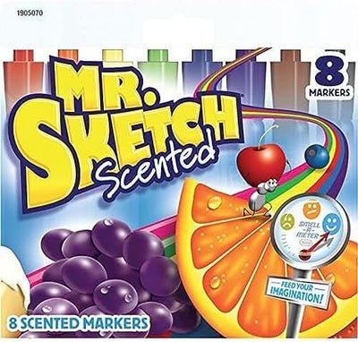 Juego marcadores perfumados acuarela 4.88x0.75pulg colores surtidos