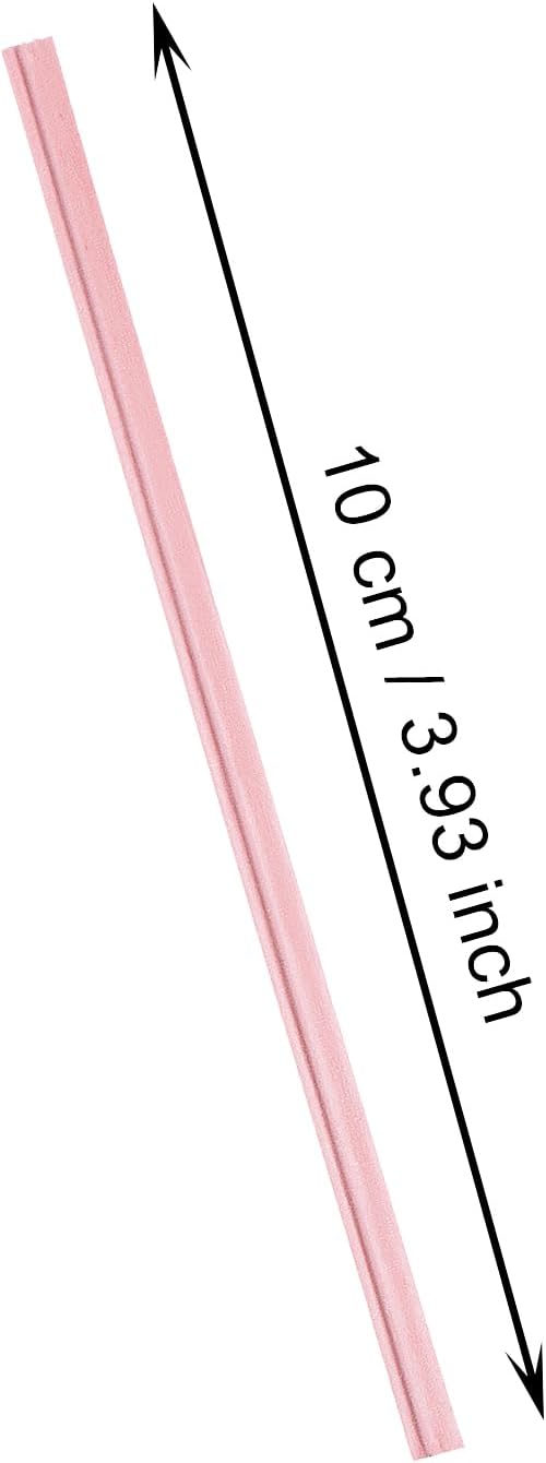500 Lazo Kraft 4pulg Reutilizable para Pan Tarta Dulces Rosa