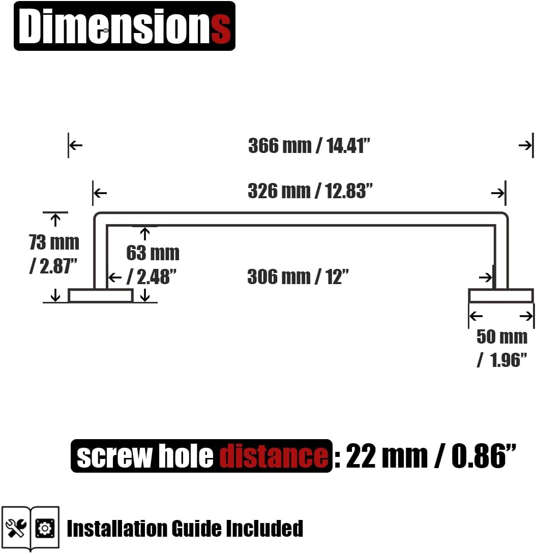 Barra toalla dorada 14.41pulg acero inox 304 baño
