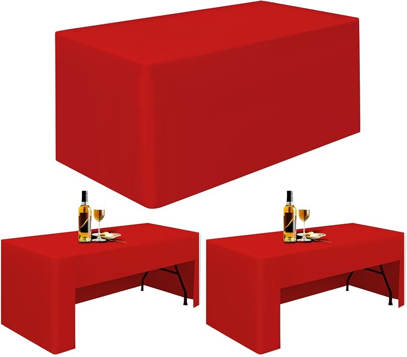 2 Pzas Manteles Redondos 72x30pulg Poliéster para Mesa 6ft