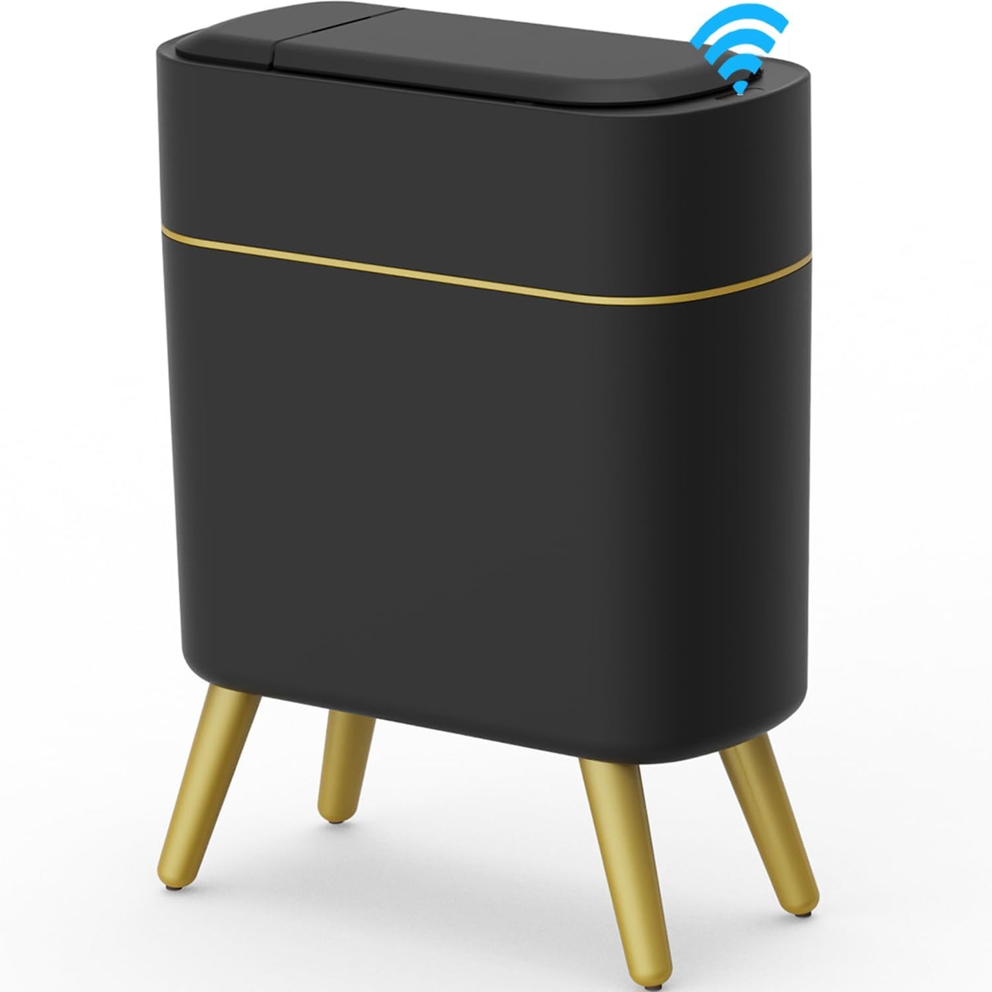 Papelera sensor movimiento plástico estrecha baño dormitorio