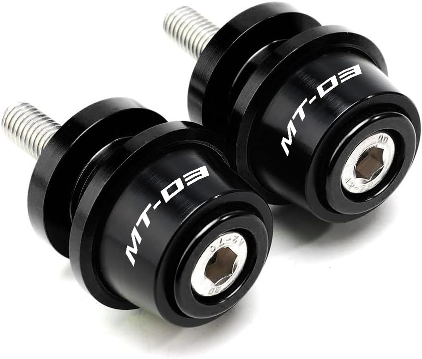 Carretes basculantes M6 para Yamaha MT03 negro