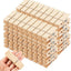 150 Pinzas Madera Anchas 2.83" para Ropa y Manualidades