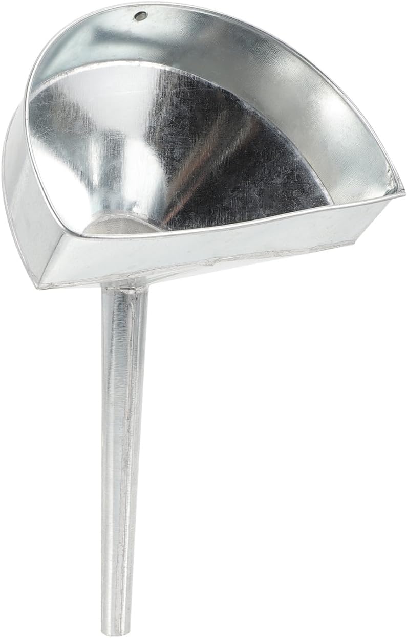 Embudo metal llenado combustible 7.9" automotriz