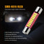 Luz LED para espejo vanidad 6000K 28mm 12V pack 10