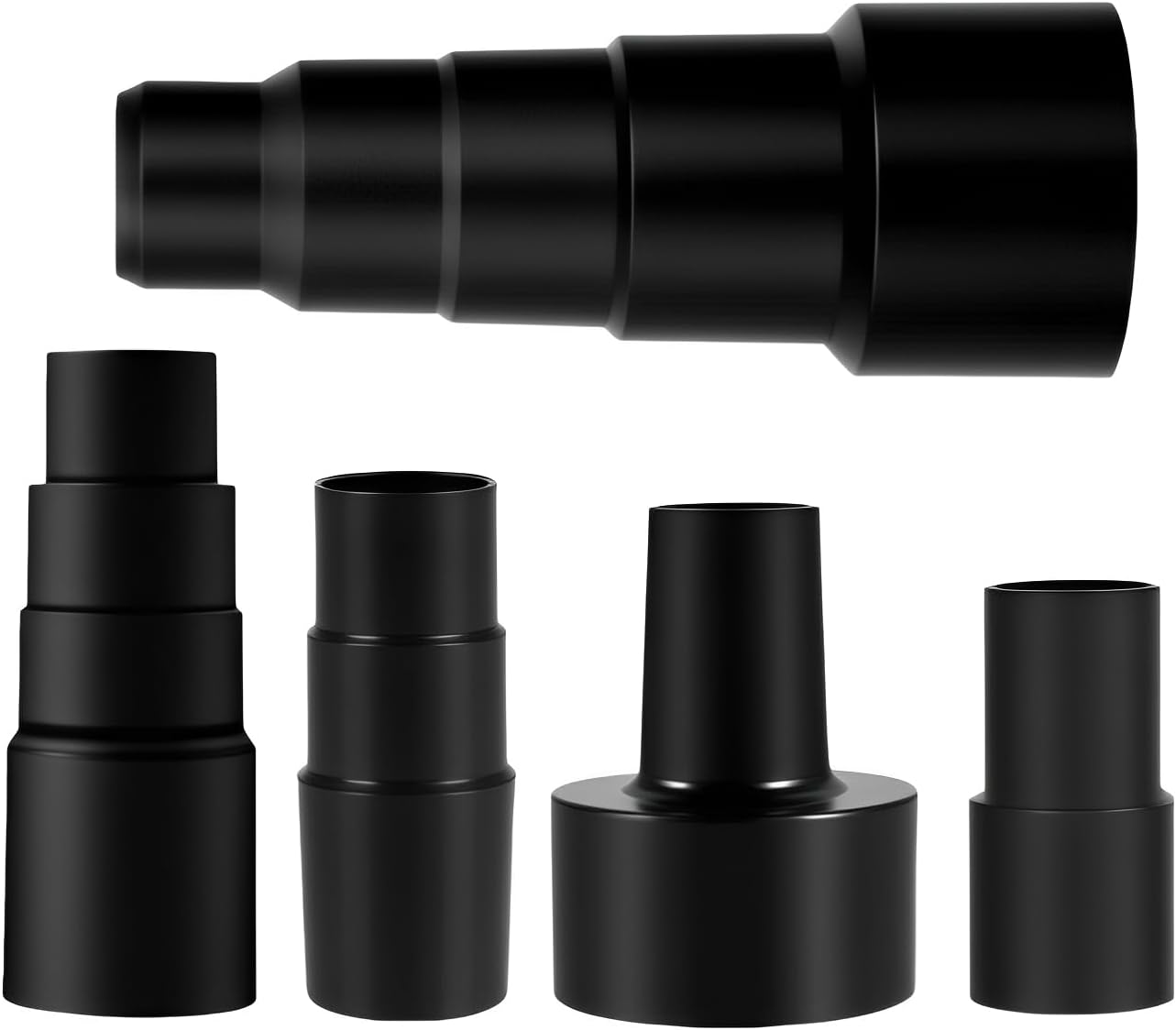 Set 5 adaptadores manguera vacío 2-1/2 a 1-1/4 pulg