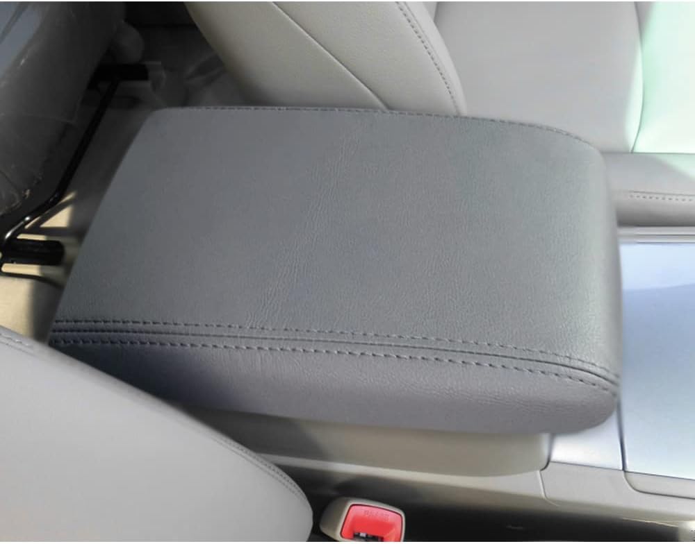 Cubierta consola Toyota Highlander 08-13 cuero gris