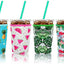 Funda neopreno reutiliz. para café 4uds estilo Hawái