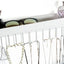 Soporte pared joyas con 25 ganchos para dormitorio