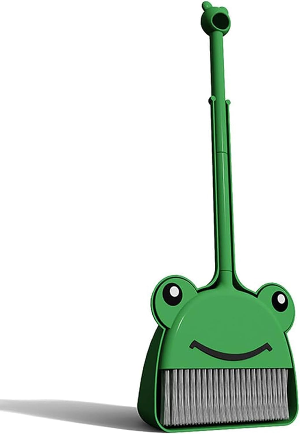 Juego recogedor escoba rana verde para niños