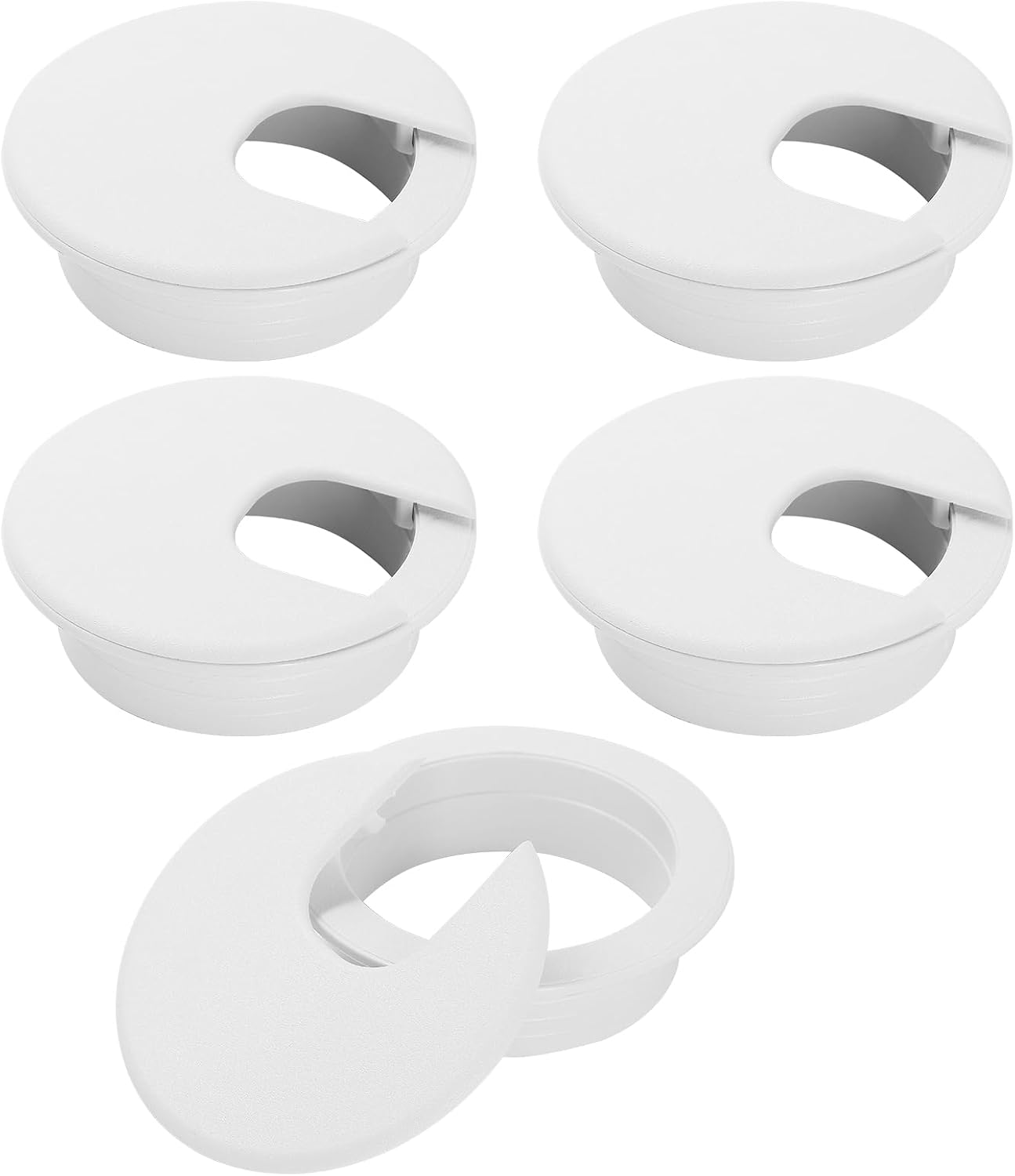 Ojal escritorio 2pulg plástico organizador cables
