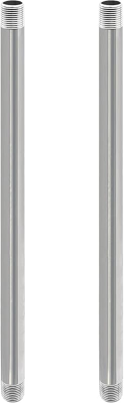 Tubo acero inox 1/2x42" boquilla 304 2pzas