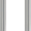 Tubo acero inox 1/2x36 comp 1/2" 2 Pzas
