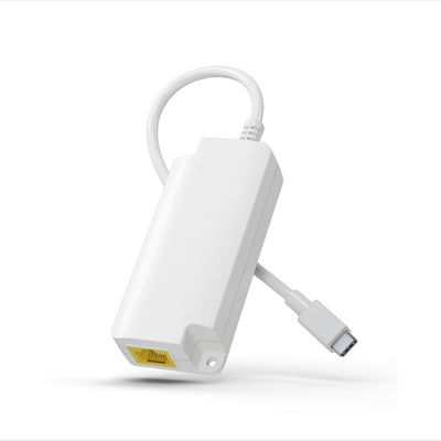Convertidor PoE a USB C 10/100/1000 Mbps carga 10 W