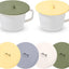 4 Tapas Silicona para Tazas Café Té Reutilizables Antipolvo