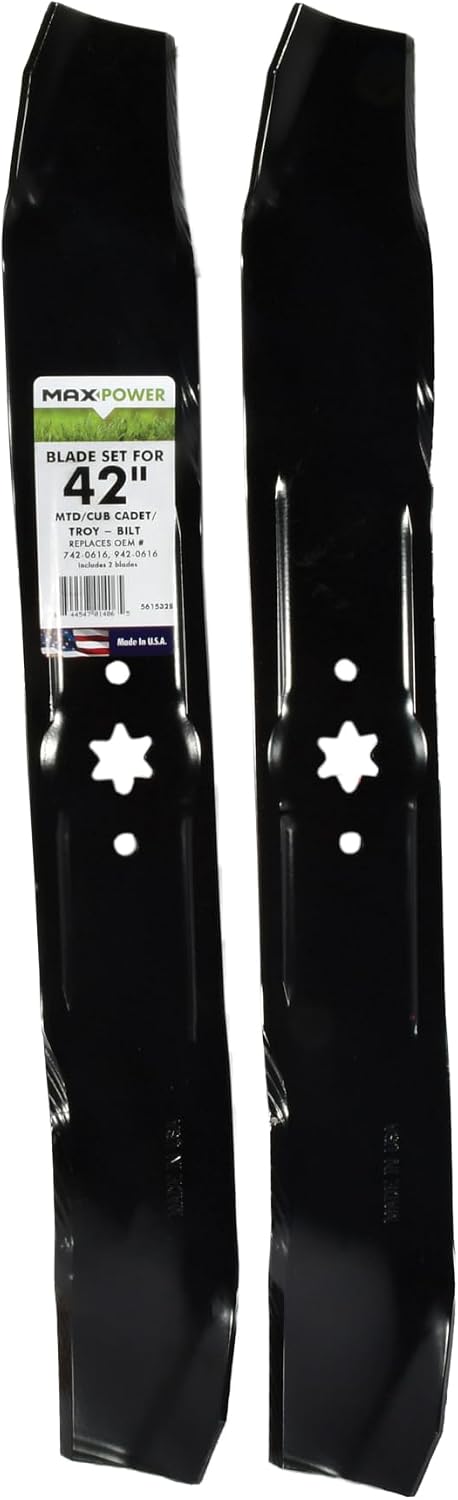 Set mantillo 2 cuchillas 42pulg MTD Cub Cadet 742-0616A