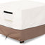 Funda otomana para patio impermeable 32x32x18pulg beige