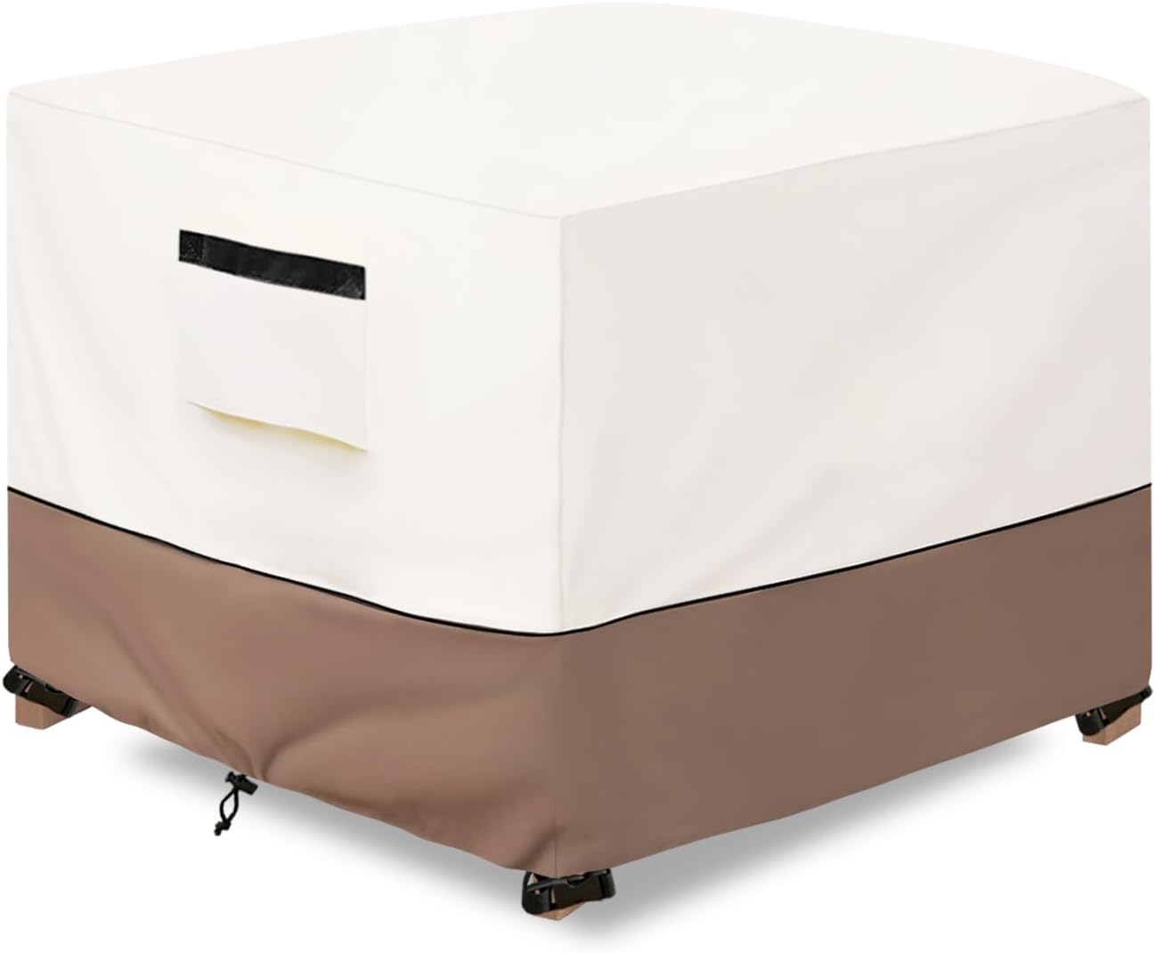 Funda otomana para patio impermeable 22x22x18pulg