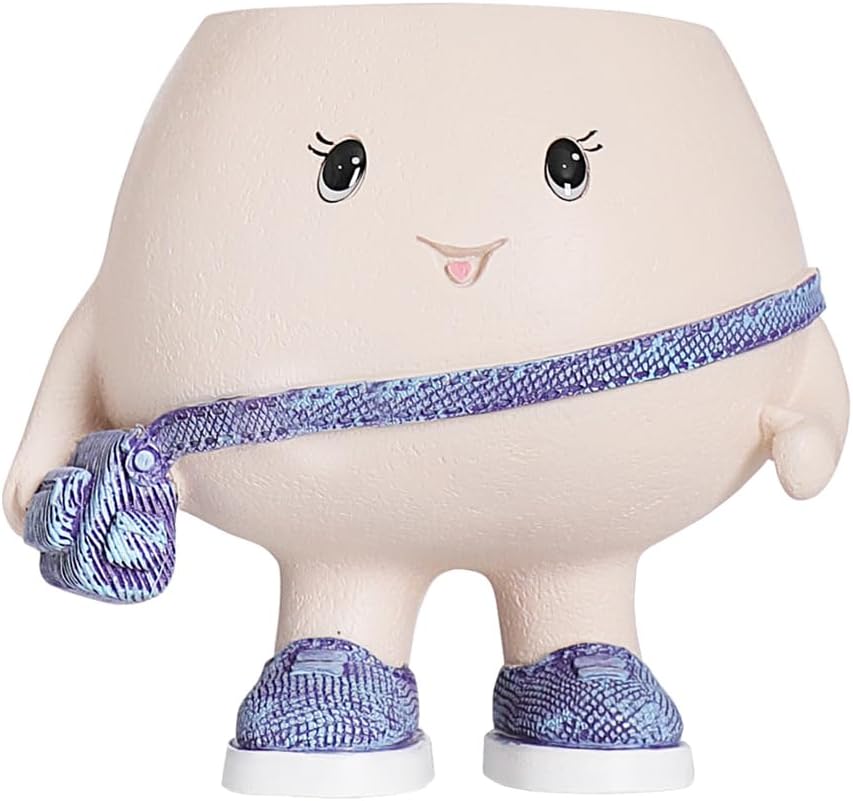 Maceta Smily Face con bolsa resina para perlas drenaje