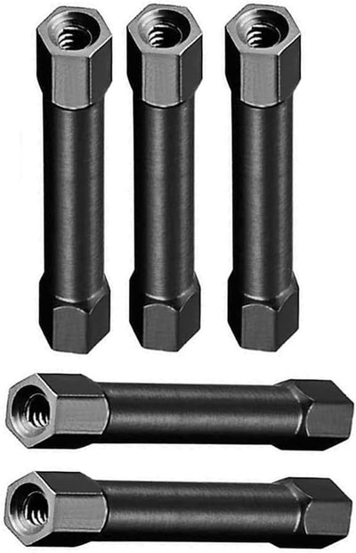 Columna espaciadora hexagonal aluminio M3 5 pzas