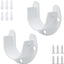 Soportes barra armario acero inox 1" 2 Uds