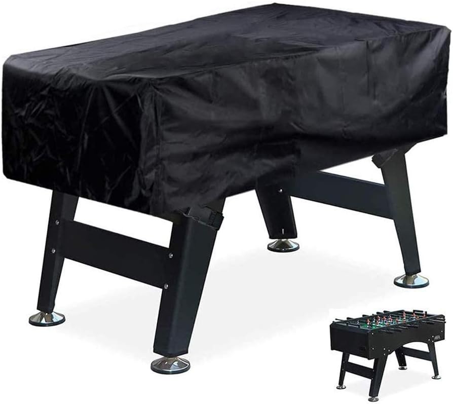 Funda mesa futbolín exterior impermeable negro