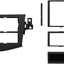 Kit instalación doble DIN para Toyota RAV4 06-09 negro