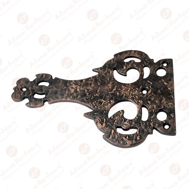 Bisagra falsa hierro antiguo 7pulg Bronce aceitado
