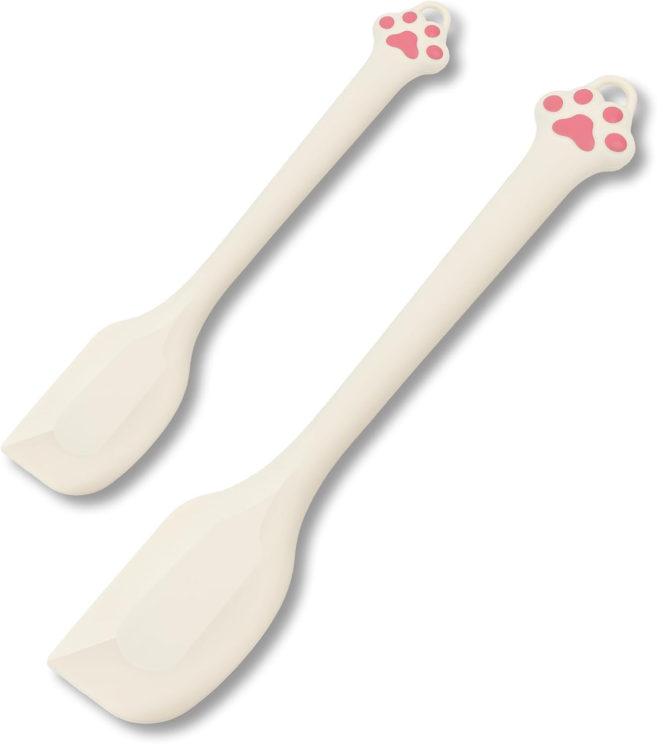 Set espátulas silicona pata gato raspador antiadherente sin BPA