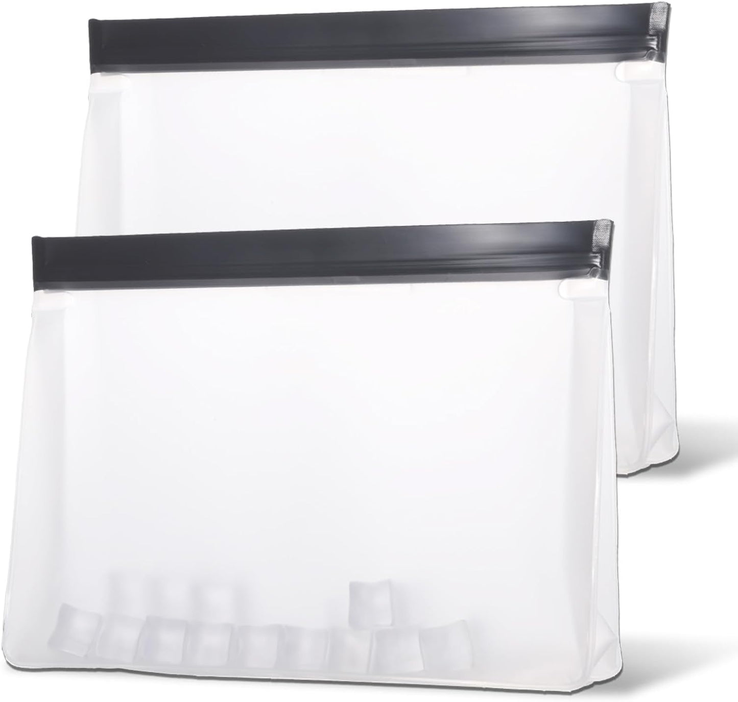 Bolsas transparentes a prueba de fugas para congelador y almacenamiento de alimentos