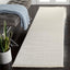 Alfombra pasillo 8ft color marfil diseño moderno