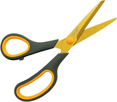 Tijeras 8pulg cuchillas titanio afiladas set 4