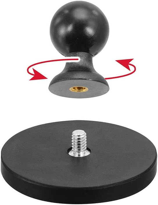 Base magnética redonda 2.559" con bola 0.984"