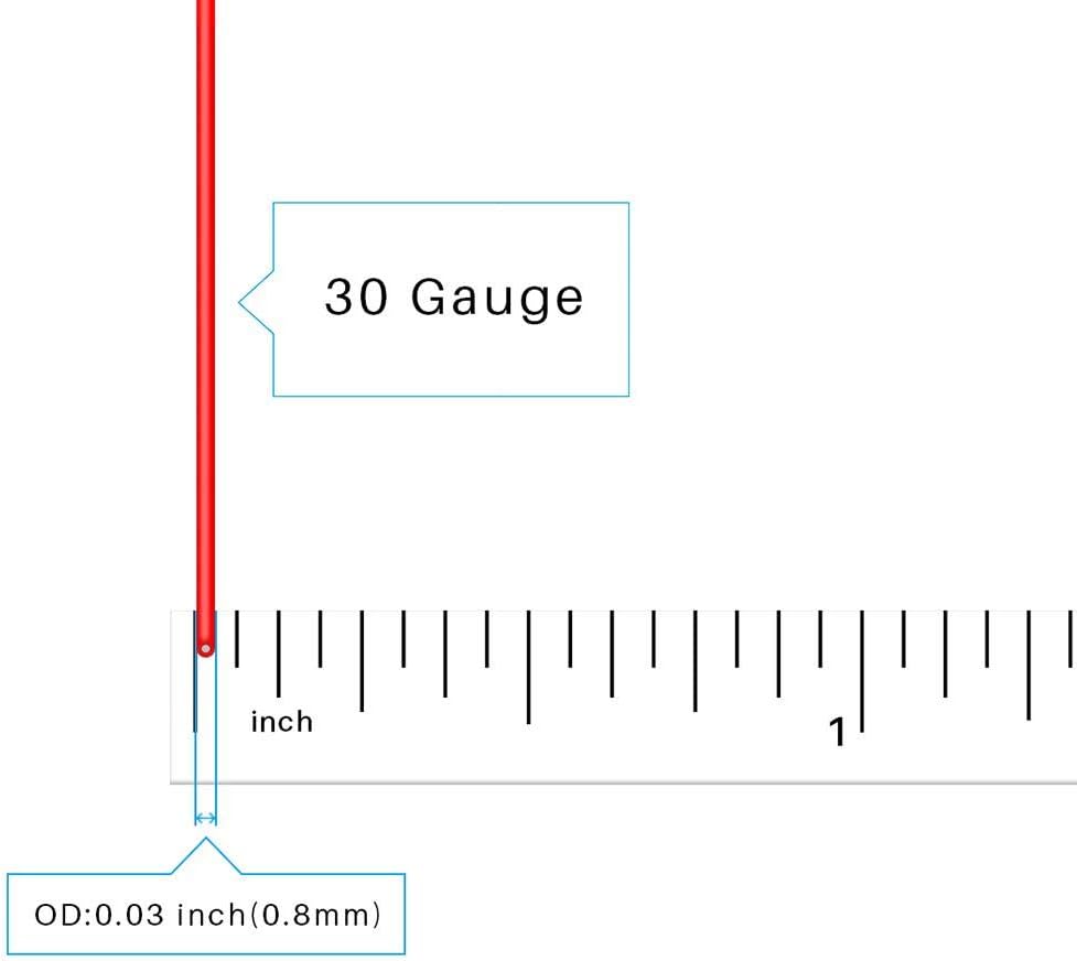 Bobina alambre silicona 250pies rojo y negro 30awg
