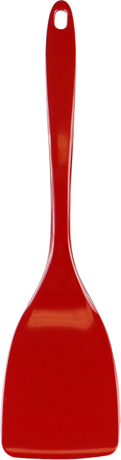 Espátula antiadherente melamina 11pulg rojo