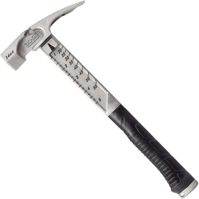Martillo titanio Ti64 14oz cara fresada extractor lateral