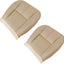 2 Fundas Asiento Cuero Microfibra Marrón Chevy 07-14