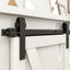 Kit herrajes puerta corrediza 4ft soportes TV gabinetes