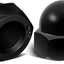 Tuercas casquillo bellota acero inox 304 18-8 negro 50 uds