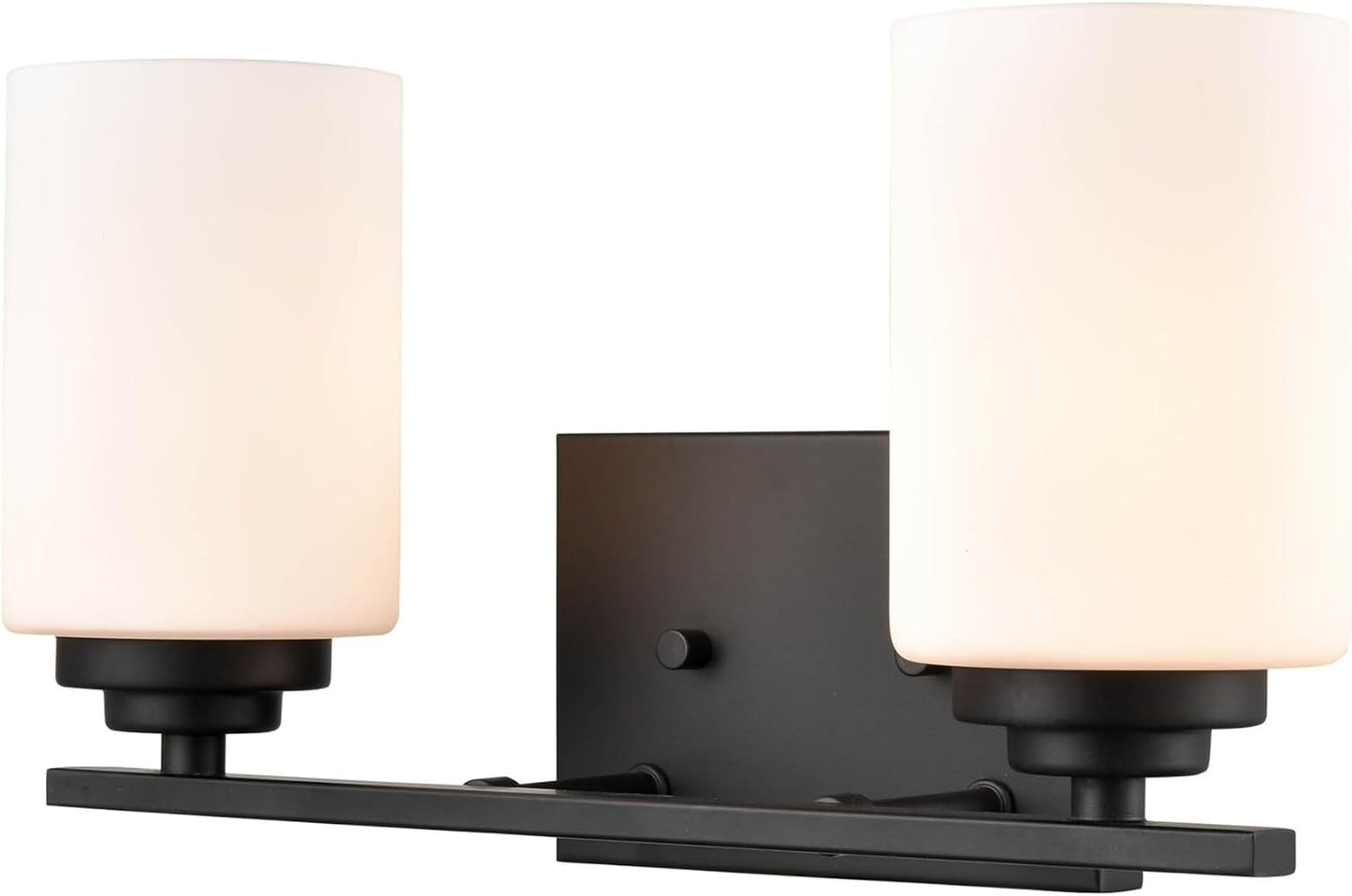 Tocador 2 luces Durham Collection acabado negro