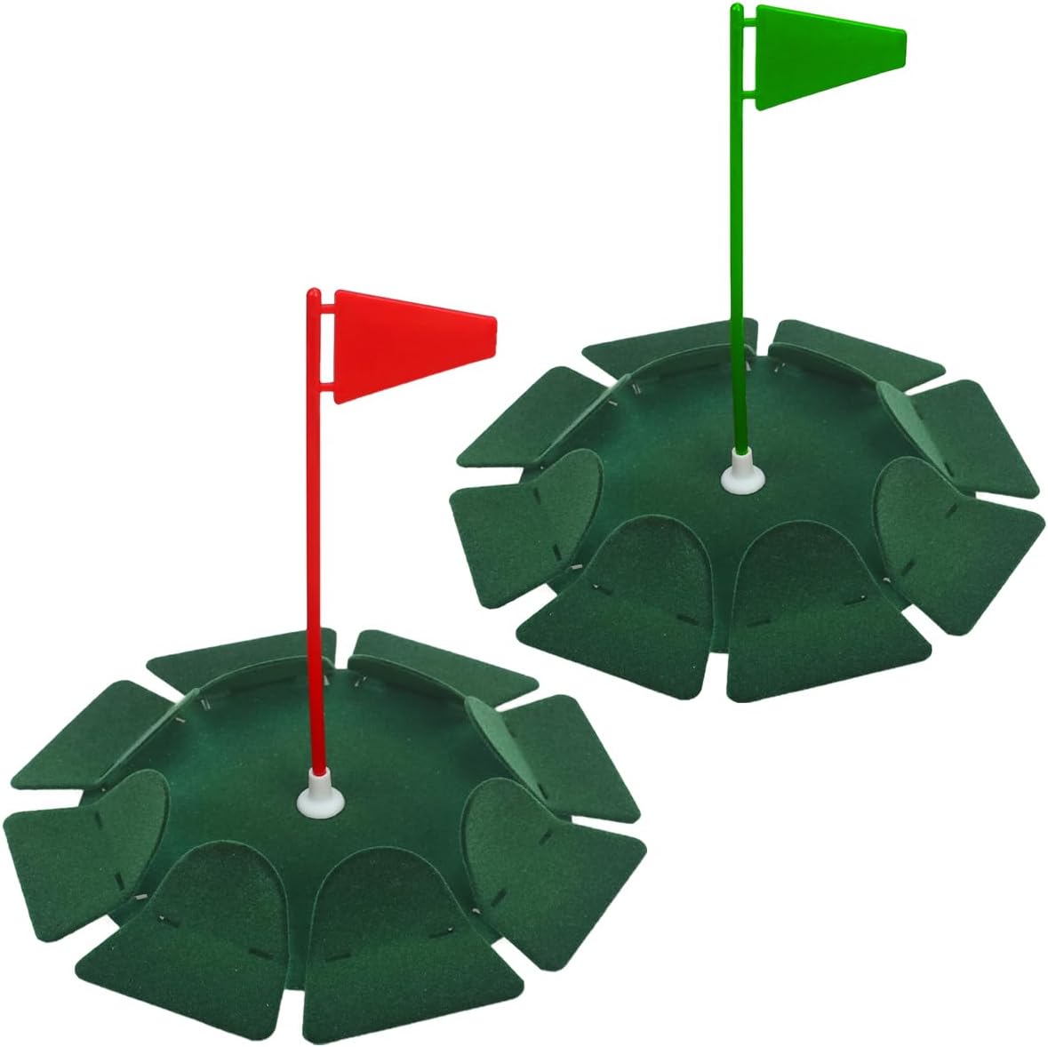 2 Pzas Cubo Putting Golf Flocado Interior Exterior