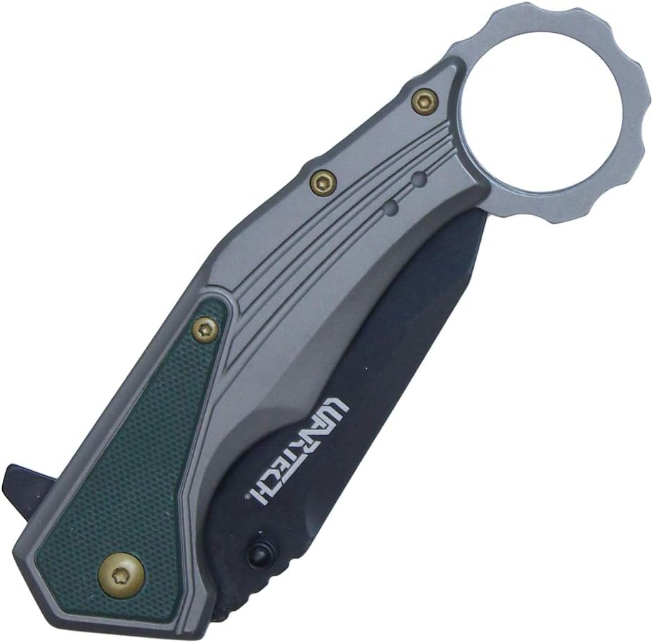 Cuchillo bolsillo acero inox Karambit 7.25"