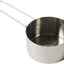 Taza medidora acero inox 1/2 taza color plata