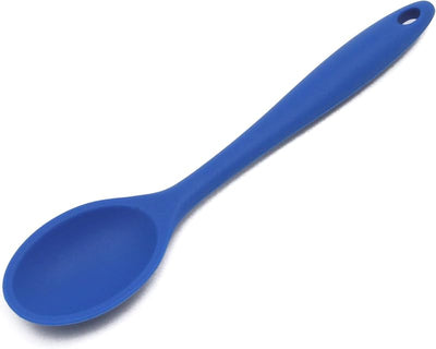 Cuchara silicona para untar 11pulg azul